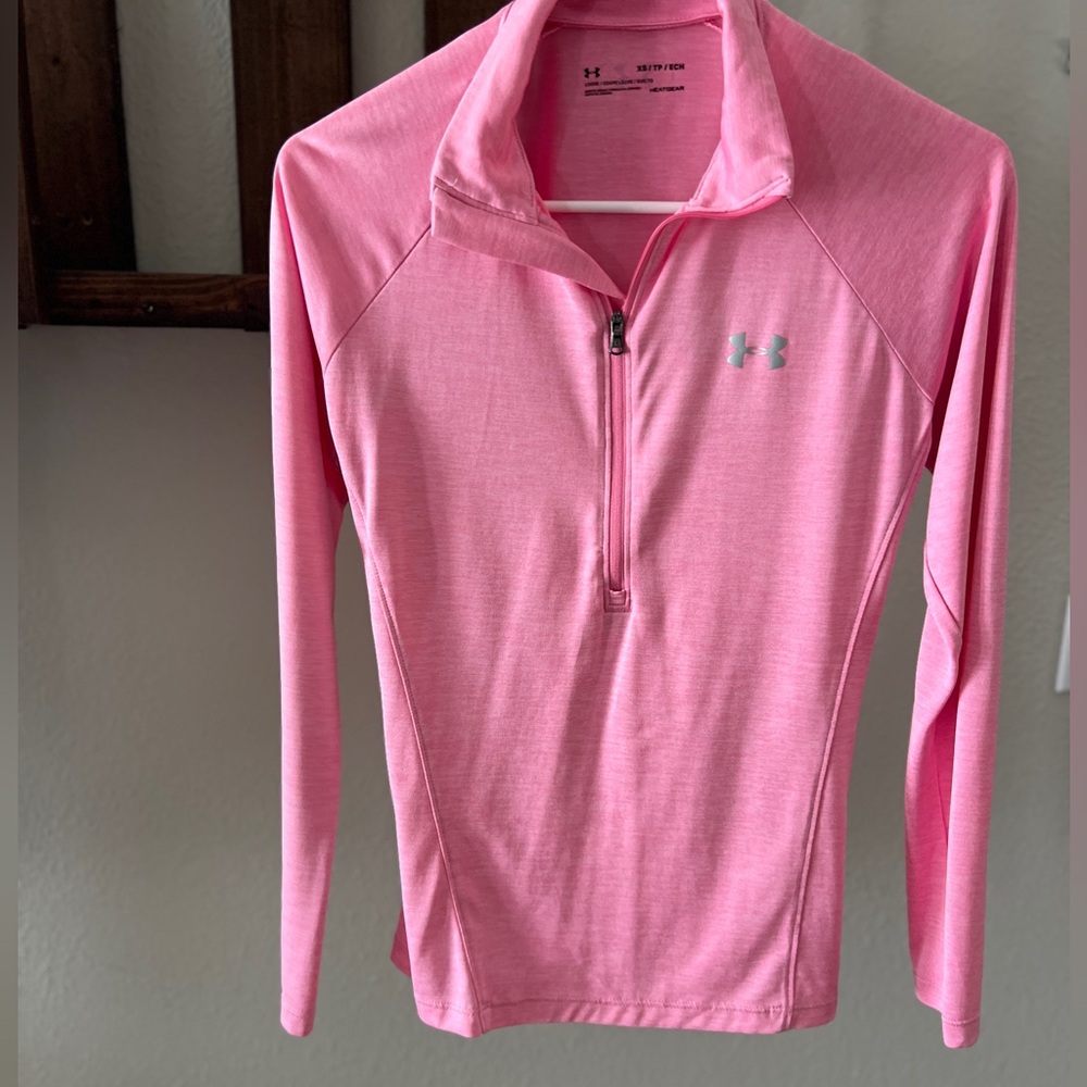 Under Armour HeatGear Pink Pullover